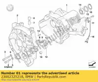 23002325218, BMW, transmission housing,black,clean bearing (from 04/1996) bmw  850 1100 1992 1993 1994 1995 1996 1997 1998 1999 2000 2001 2002, New