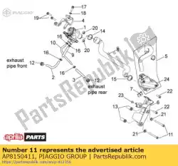 Tutaj możesz zamówić ? Ruba imbusowa od Piaggio Group , z numerem części AP8150411: