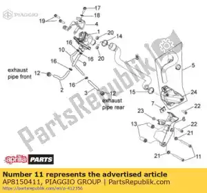Piaggio Group AP8150411 ?ruba imbusowa - Dół