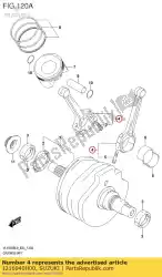 connrod assy van Suzuki, met onderdeel nummer 1216040H00, bestel je hier online: