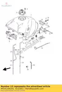 Suzuki 4454218G00 almofada, combustível ta - Lado inferior