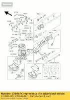 131681489, Kawasaki, alavanca, acelerador lin zx750-k1 kawasaki zx 750 1996 1997, Novo