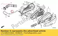 17218K01900, Honda, aucune description disponible pour le moment honda  sh 125 150 2013 2017 2019, Nouveau