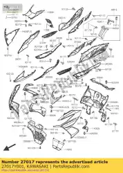 Here you can order the lock,front box from Kawasaki, with part number 27017Y001: