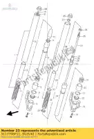 5117706F11, Suzuki, primavera, rebote suzuki tr 50 1998 1999 2000, Novo