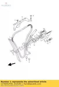 suzuki 1276042F00 cadena comp, cam - Lado inferior