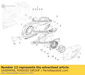 Piaggio Group 1A004448 uszczelka pokrywy uk?adu ch?odzenia - Dół