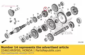 honda 23461HR0F00 ingranaggio, albero principale quarto (28t) - Il fondo