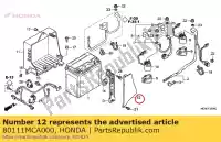 80111MCA000, Honda, pokrywa, kabel akumulatora honda gl goldwing a  bagger f6 b gold wing deluxe abs 8a gl1800a gl1800 airbag gl1800b 1800 , Nowy