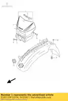 5181129F10YJ4, Suzuki, couvercle, lampe frontale suzuki dr z400s 400 , Nouveau