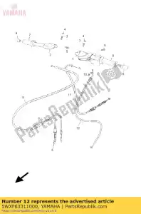 yamaha 5WXF63311000 kabel, starter 1 - Onderkant