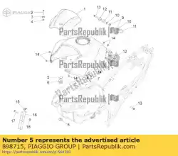Tutaj możesz zamówić t krzak od Piaggio Group , z numerem części 898715:
