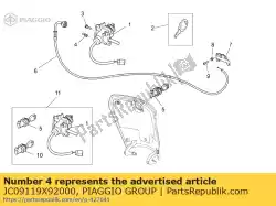 Qui puoi ordinare rivetto a taglio da Piaggio Group , con numero parte JC09119X92000: