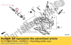 Tutaj możesz zamówić o-ring, 35,3x2,4 (nok) od Honda , z numerem części 91351MG7004: