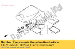 Here you can order the screw, fr. Cover from Honda, with part number 64321GN5830: