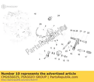 Piaggio Group CM2656025 motor cpl. - Lado inferior