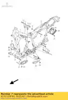 4191129F00, Suzuki, placa, ing mtg, f suzuki dr z400e z400s z400sm 400 , Nuevo