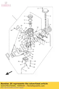 yamaha 5GH149370000 clip - Bottom side