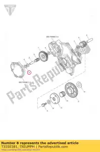 triumph T3550381 washer, wave, 19x13x2 - Bottom side