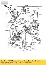 Here you can order the spring,throttle lever from Kawasaki, with part number 920811841: