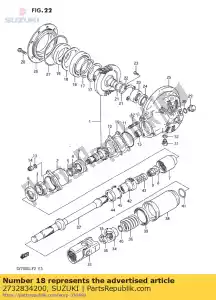 suzuki 2732834200 placa, f.d.brg - Lado inferior