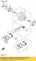 1214009D20, Suzuki, set di anelli, pistone suzuki  dr z 70 2012 2014 2015 2016 2017 2018, Nuovo