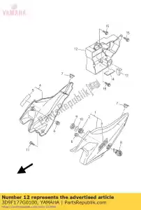 yamaha 3D9F177G0100 pude?ko, akumulator - Dół