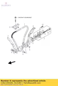 Suzuki 1281330G00 washer,cam chai - Bottom side