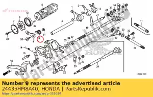 Honda 24435HM8A40 molla, spostamento del tappo del tamburo - Il fondo