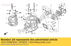 honda 16223GBF830 banda, isolante - Il fondo