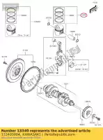 133400004, Kawasaki, 01 motor de conjunto de pistón, estándar kawasaki  1000 2017 2018 2019 2020 2021, Nuevo