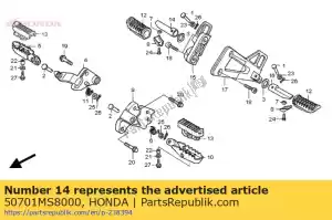Honda 50701MS8000 bar, r. krok pasa?era - Dół