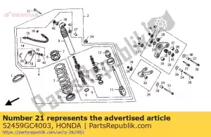 Honda 52459GC4003 siedzisko, rr, poduszka spg - Dół