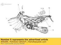 896089, Piaggio Group, decalcomania dx-sx 