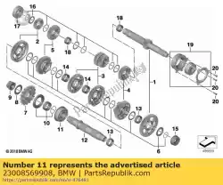 Here you can order the cylindrical roller bearing,radial - 62x30x20 from BMW, with part number 23008569908: