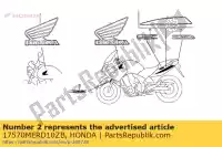 17570MERD10ZB, Honda, marque, l. aile * type2 * honda cbf  a n sa na s cbf500 cbf500a cbf600n cbf600na 500 600 , Nouveau