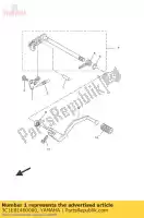 3C1E81400000, Yamaha, stopper hendel assy yamaha mt wr yzf r 125 2008 2009 2010 2011 2012 2013 2015 2016, Nieuw