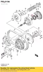 Here you can order the nut from Suzuki, with part number 0915918023: