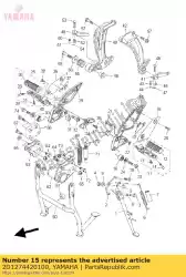 Ici, vous pouvez commander le support 2 auprès de Yamaha , avec le numéro de pièce 2D1274420100: