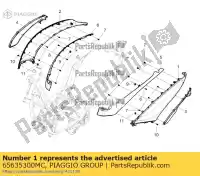 65635300MC, Piaggio Group, achterkant carrosserie links     , Nieuw