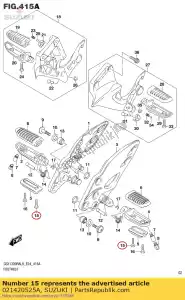 suzuki 021420525A screw - Bottom side