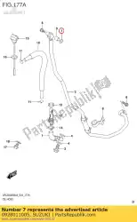 Here you can order the oring,d:2. 4,id: from Suzuki, with part number 0928011005: