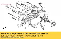 Qui puoi ordinare leva, frizione da Honda , con numero parte 22811040020: