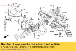 Aqui você pode pedir o junta, l. Duto ram em Honda , com o número da peça 17256MEE000: