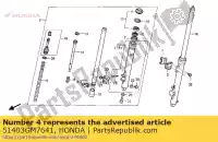 51403GM7641, Honda, primavera, padre colchón honda cr  r r2 cr80r2 80 , Nuevo