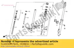 Tutaj możesz zamówić wiosna, poduszka prz od Honda , z numerem części 51403GM7641: