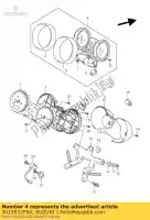 3415032F00, Suzuki, conjunto de caja, inferior suzuki gsf 600 1200 2002 2003 2004 2005, Nuevo