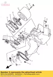 Here you can order the stopper, reed valve from Yamaha, with part number 8DJ136160000: