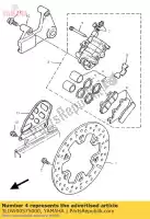 3LDW00575000, Yamaha, gruppo pistone, pinza (posteriore) yamaha xtz 750 1989 1991 1992 1993 1995, Nuovo