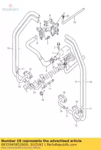 Suzuki 0935945852600 tuyau - La partie au fond